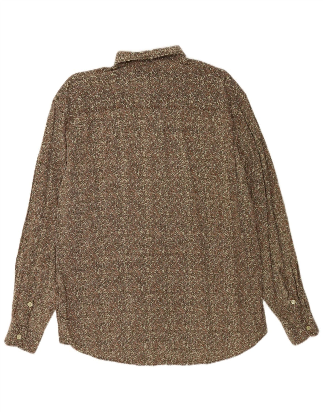 Wampum Herrenhemd, groß, Khaki, Paisleymuster