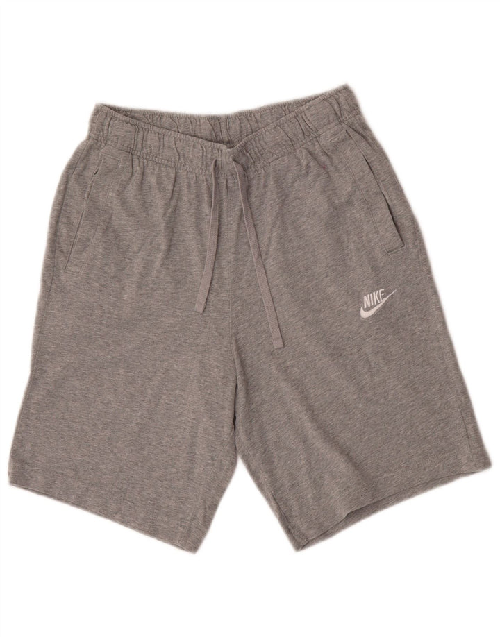 Nike Herren-Sportshorts, Größe S, graue Baumwolle