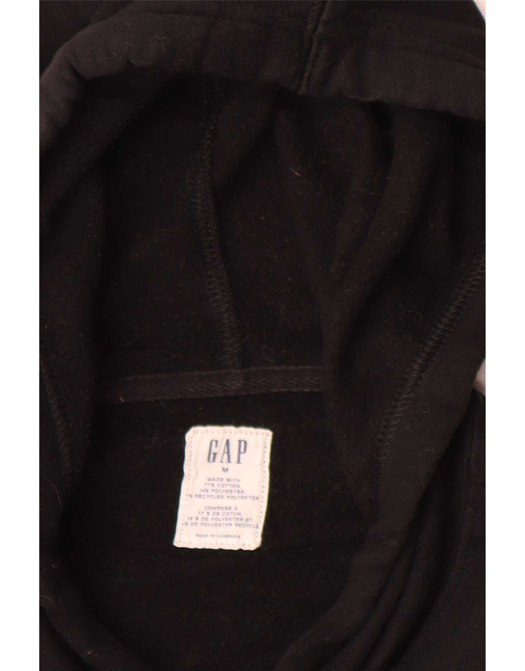Gap Herren-Kapuzenpullover mit Grafik, mittelschwarz, Baumwolle