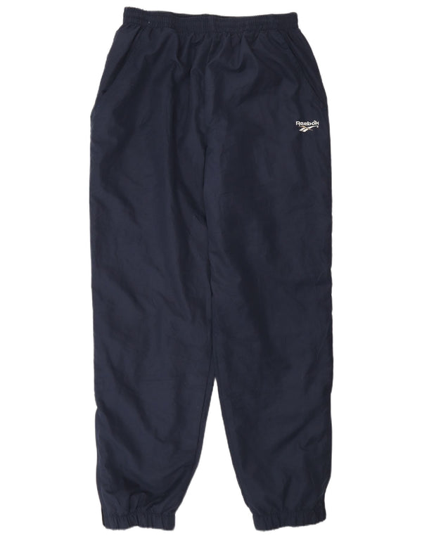 Reebok Herren-Trainingshose, Jogginghose, groß, marineblau, Polyester