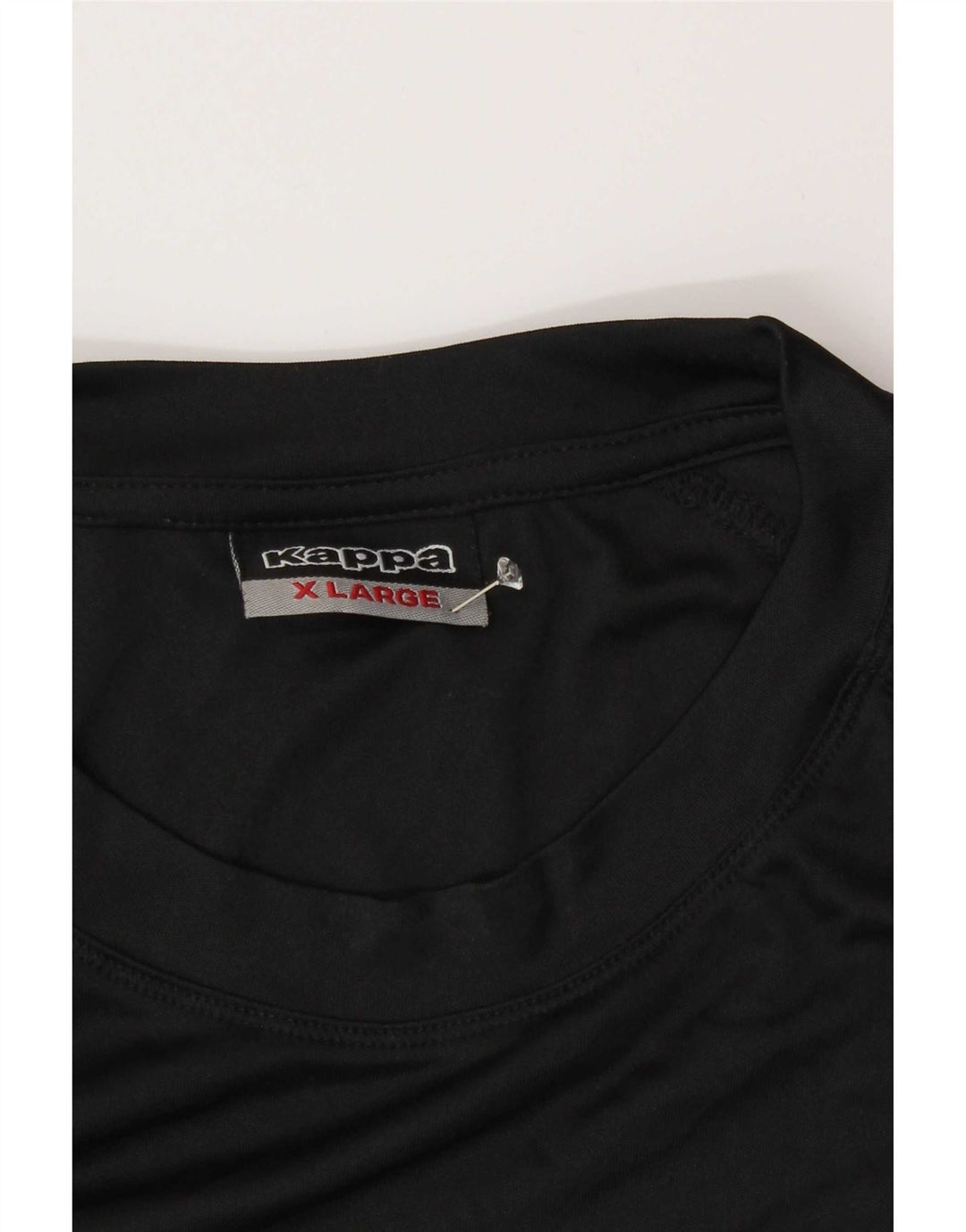 Kappa Herren Grafik T-Shirt Top XL Schwarz