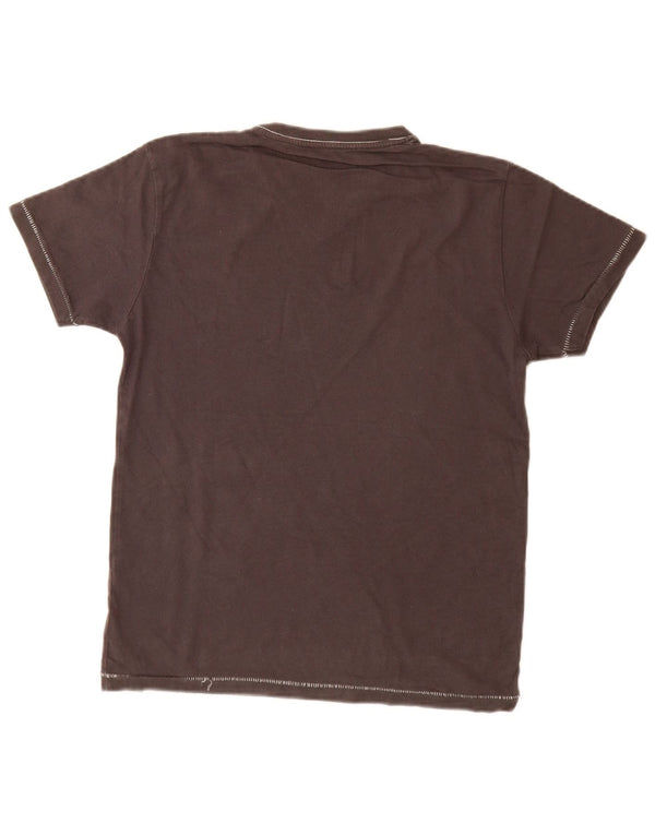 Jack & Jones Mens Graphic T-Shirt Top Small Grey Cotton