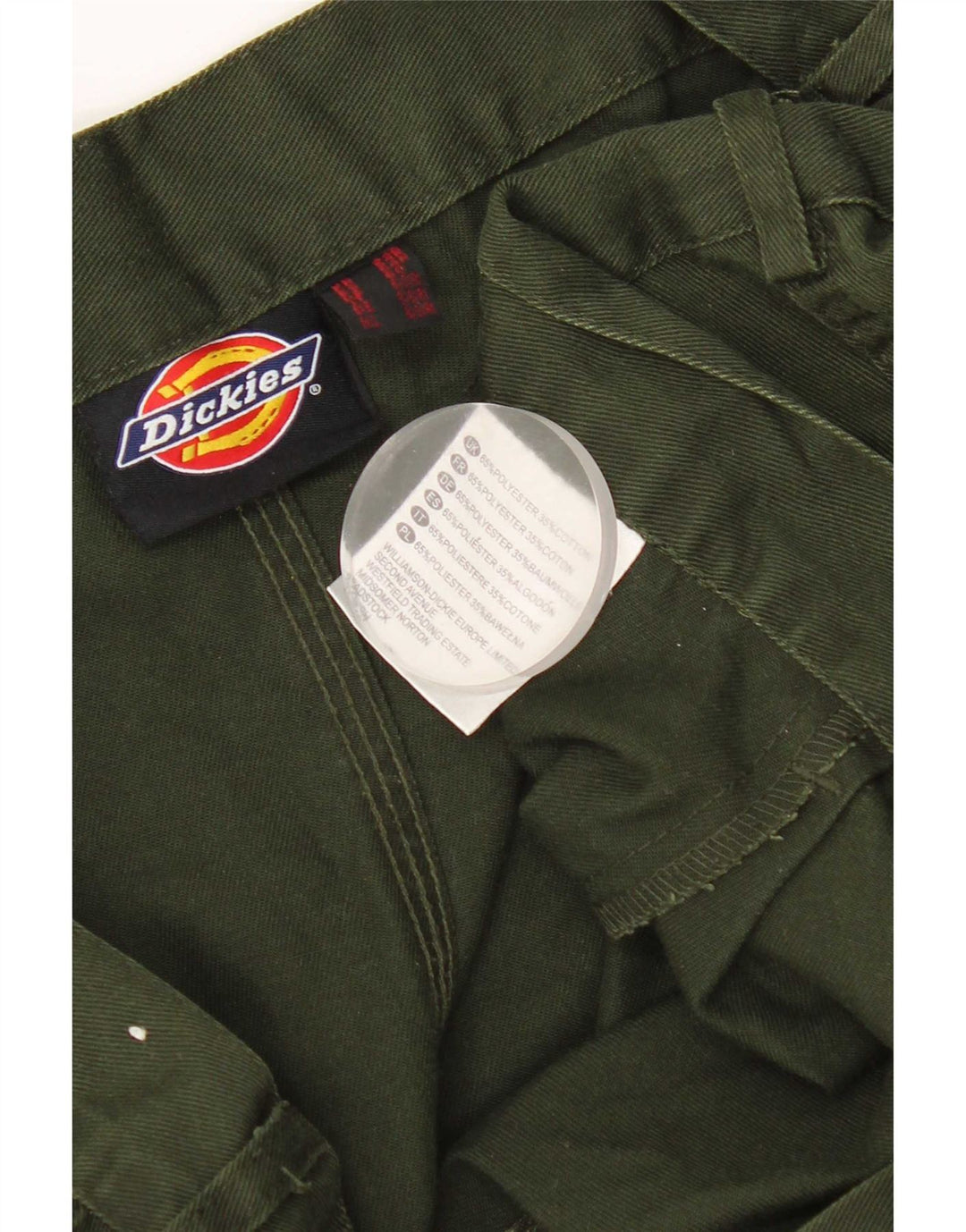 Dickies Herren Tapered Cargohose W44 L30 Grün Polyester