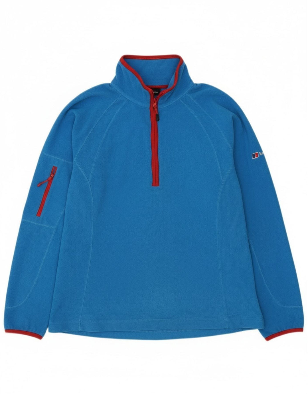 Berghaus Damen-Fleecepullover mit Reißverschluss, UK 14, Größe L, Blau