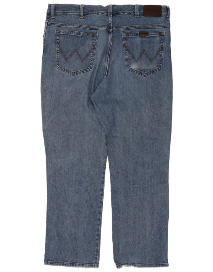 Wrangler Herren-Jeans mit normaler Passform, gerade Passform, Breite 40, Länge 30, Blau, Baumwolle