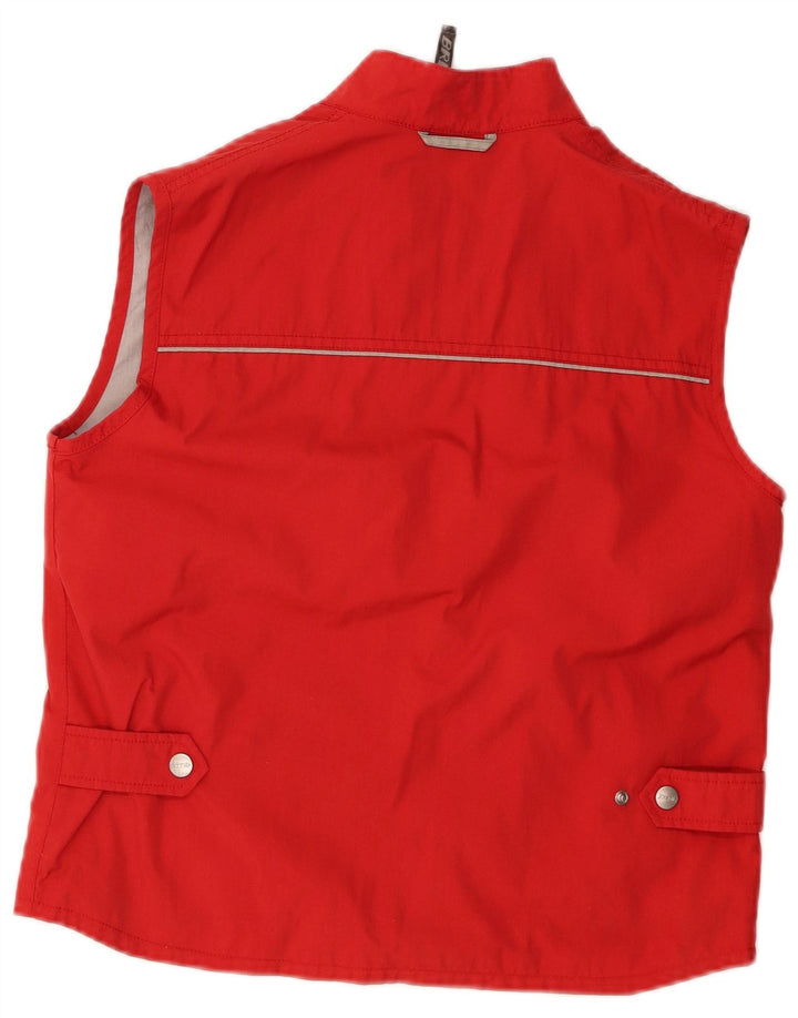 Brema Womens Utility Gilet UK 10 Small Rot Polyamid