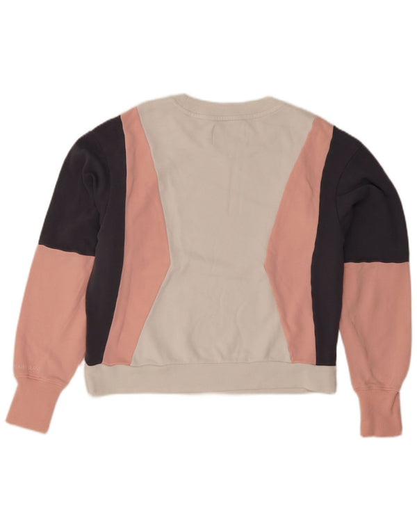 Calvin Klein Jeans Damen Sweatshirt Pullover UK 10 Small Mehrfarbig