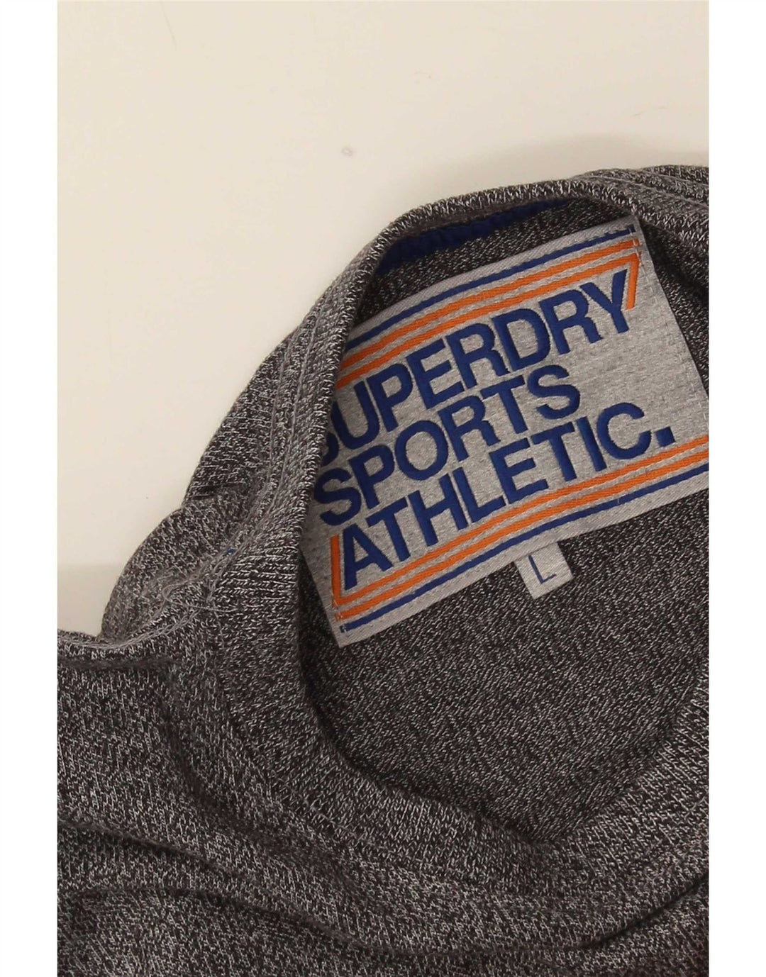 Superdry Herren Grafik-T-Shirt-Oberteil, groß, Grau, Farbblock