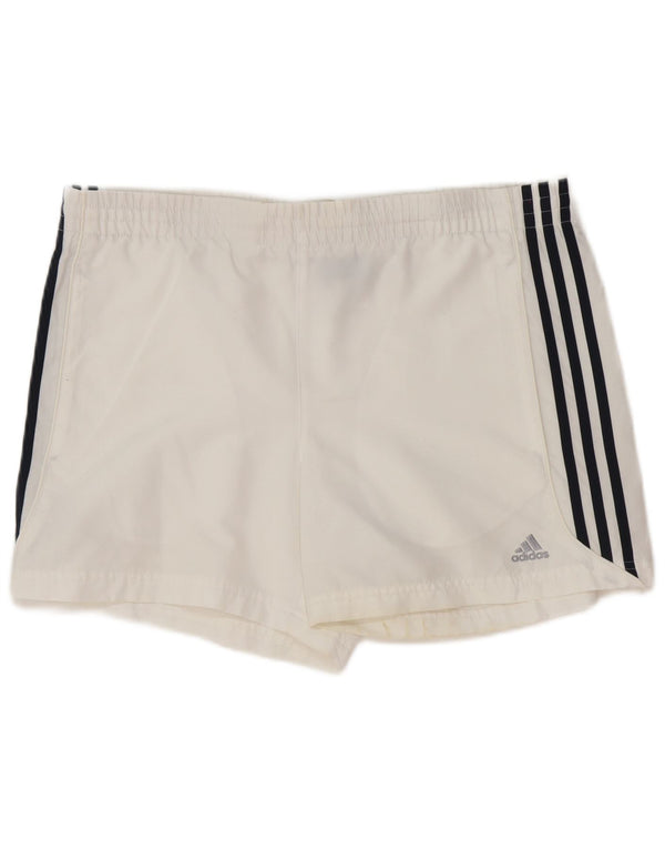 Adidas Mens Clima 365 Sport Shorts Small White Polyester
