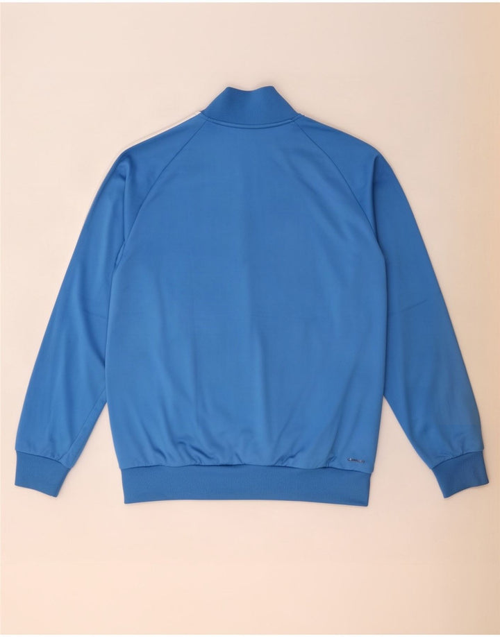 Adidas Herren Clima 365 Trainingsanzug Top Jacke Mittelblaues Polyester