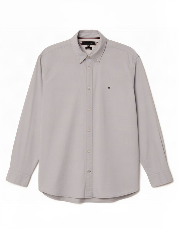 Tommy Hilfiger Herren Regular Fit Hemd XL Blau