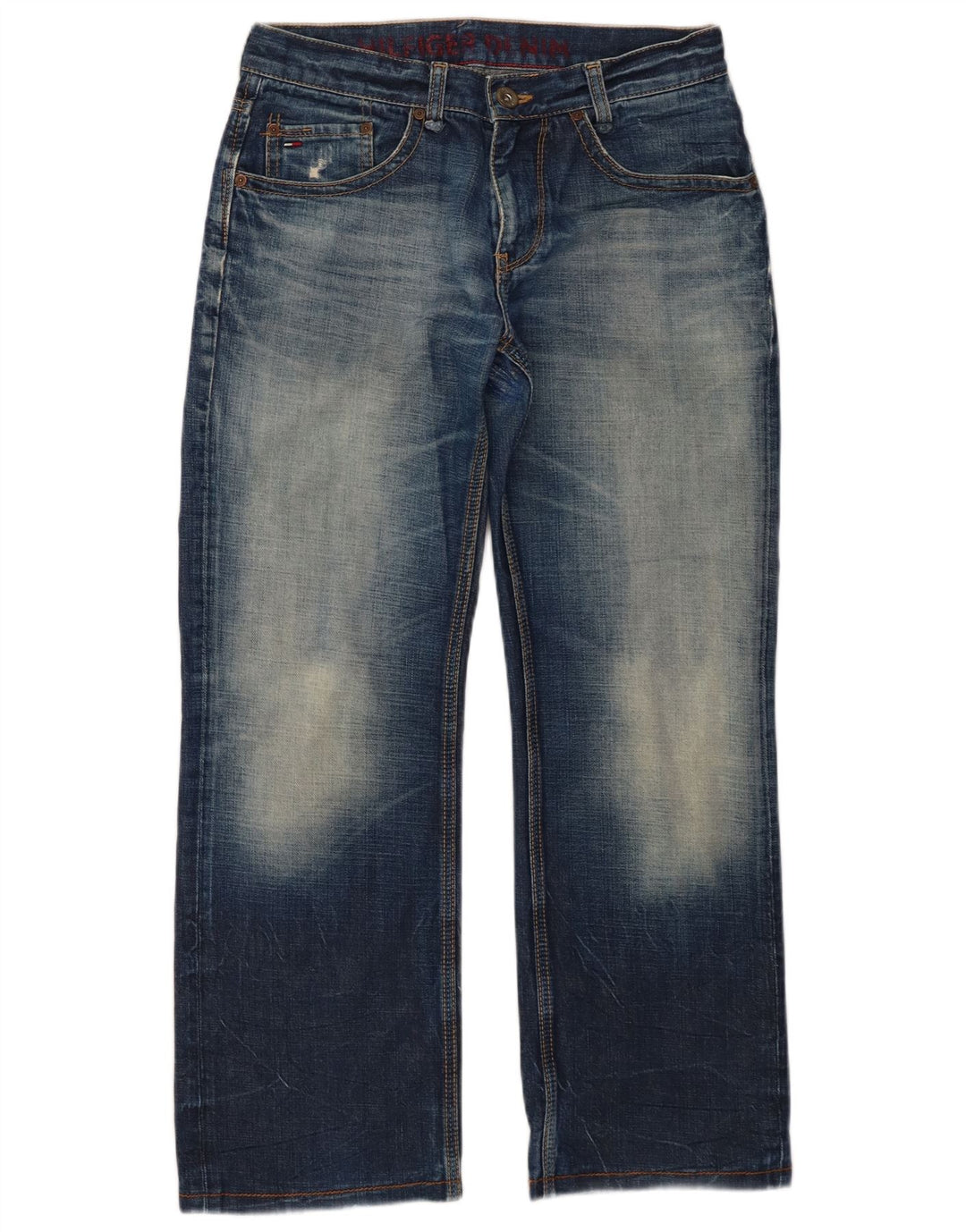 Tommy Hilfiger Herren Straight Jeans W30 L28 Blau