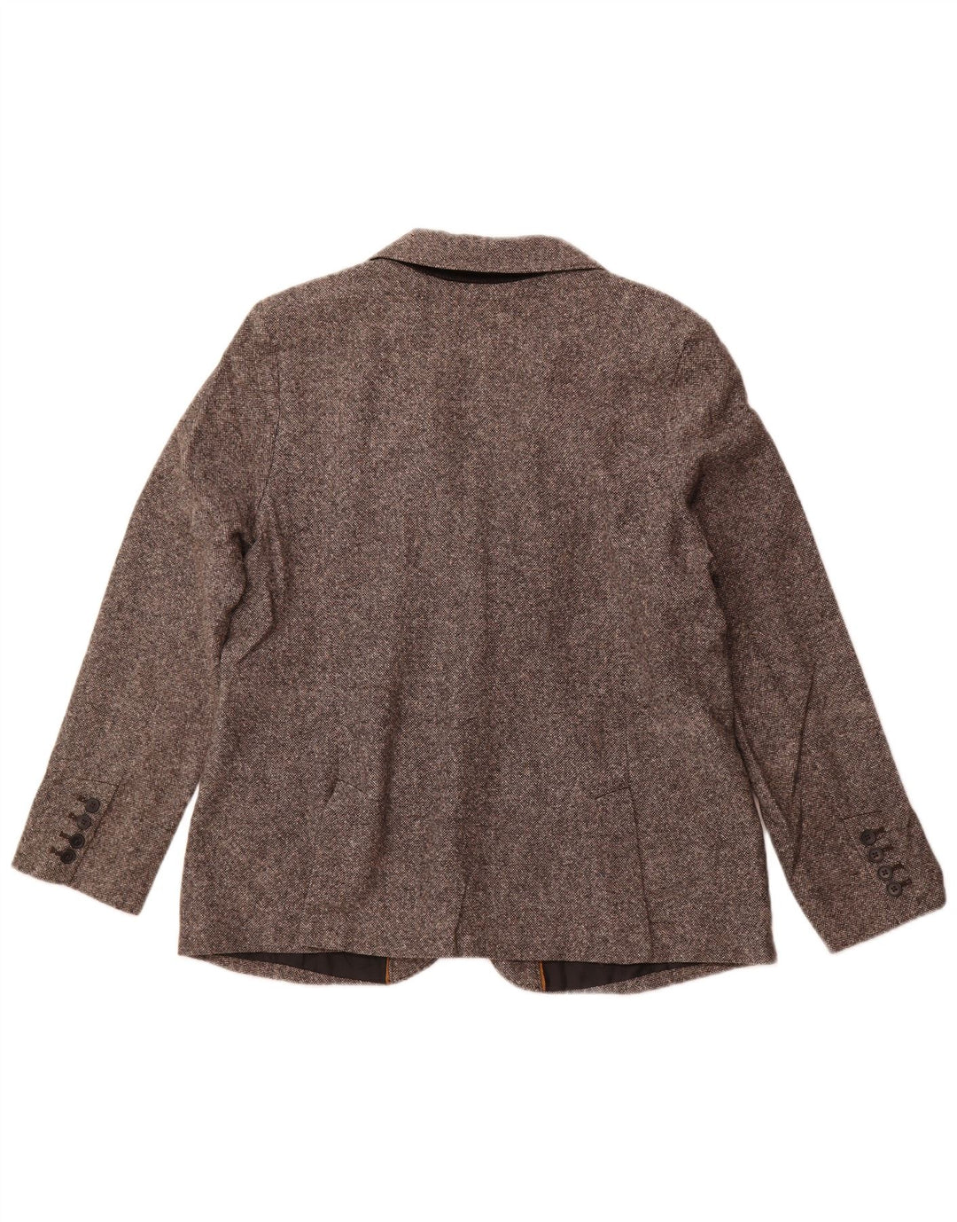 EDDIE BAUER Damen 2-Knopf-Blazerjacke US 18 2XL Graue Wolle