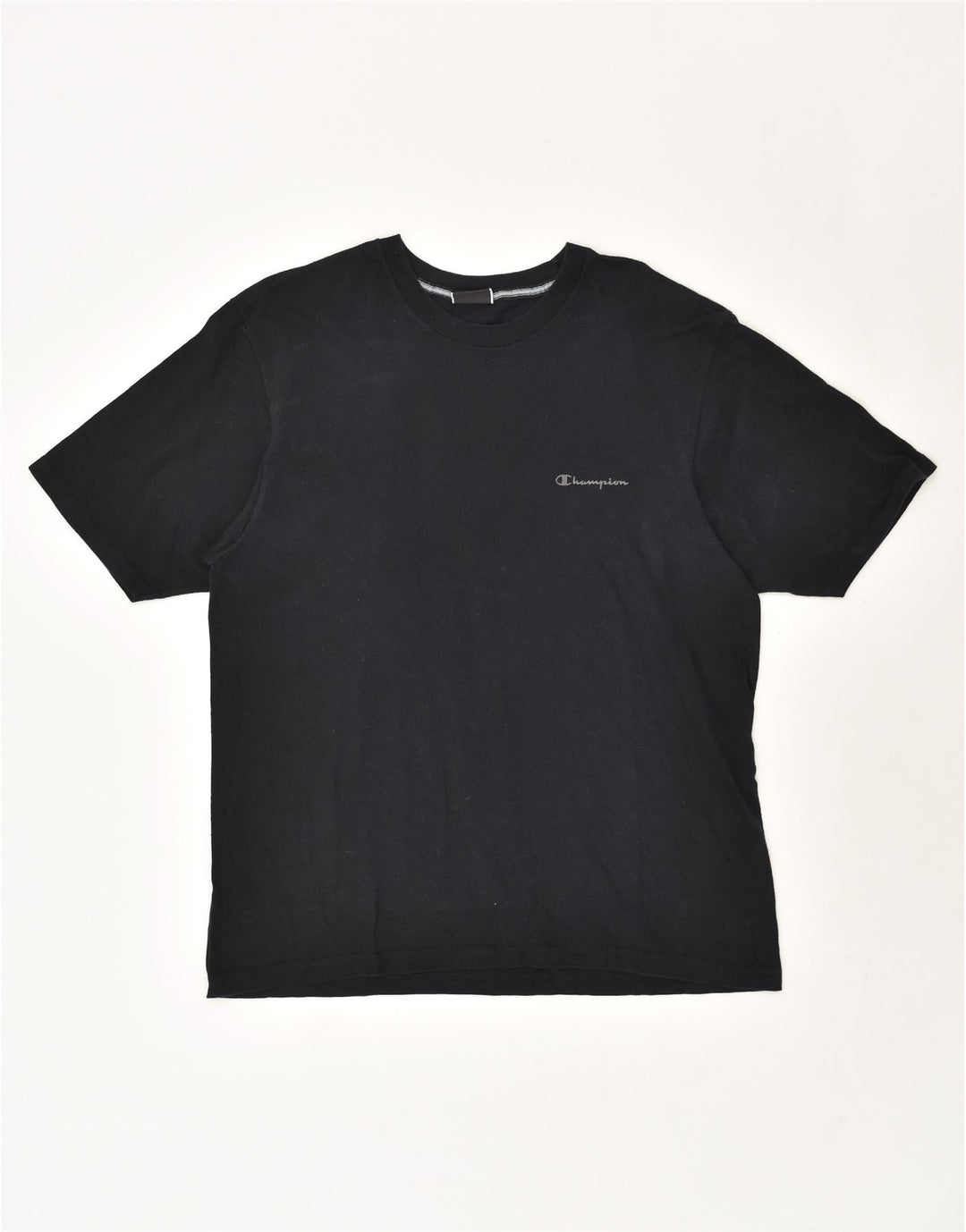 CHAMPION Mens Vintage T-Shirt Top Large Black Cotton Vintage Champion and Second-Hand Champion from Messina Hembry 
