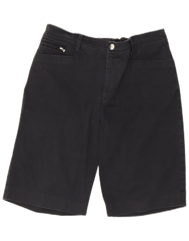 Ralph Lauren Damen Bermudashorts US 8 Medium W30 Schwarze Baumwolle