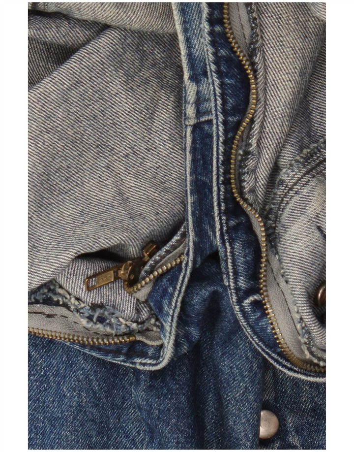 Vintage Herren Jeansweste UK 42 XL Blau