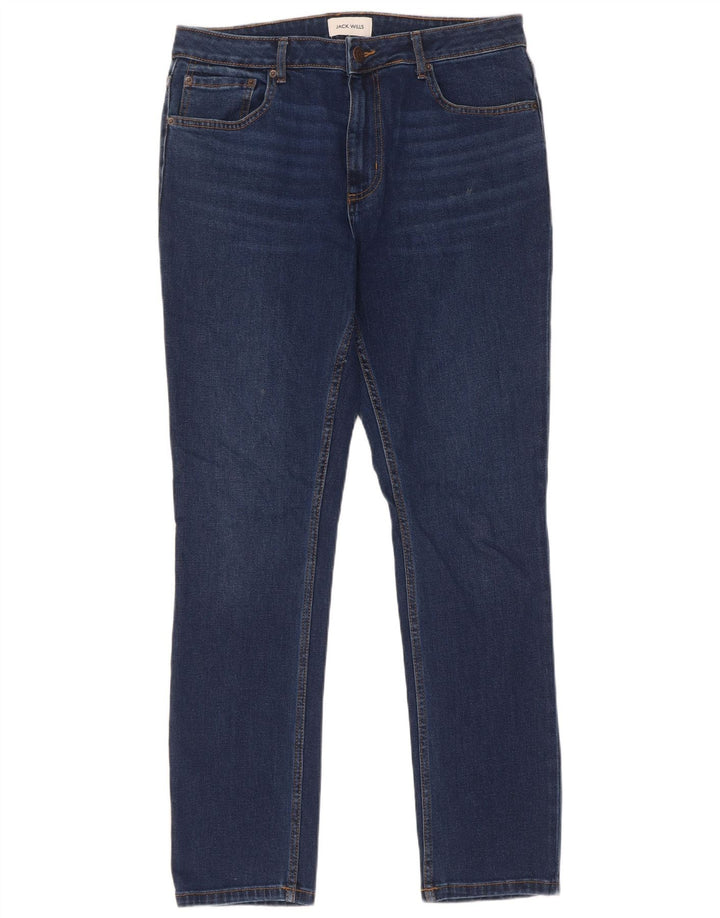 Jack Wills Herren Slim Jeans W32 L34 Marineblaue Baumwolle