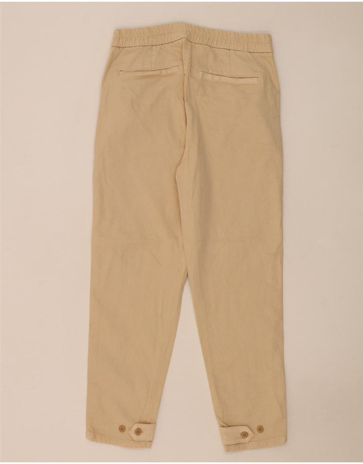Zara Herren Tapered Chino-Hose, Größe M, W30, L28, Beige