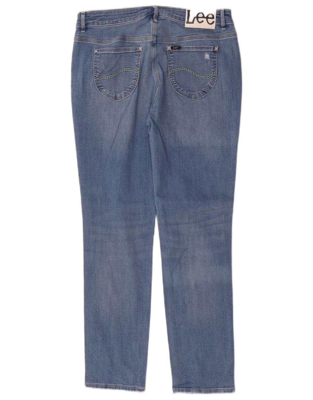 Lee Damen Slim Jeans W29 L27 Blaue Baumwolle