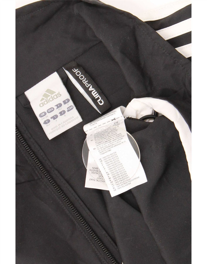 Adidas Herren Clima Proof Pullover Trainingsanzug Top UK 34/36 Small Schwarz