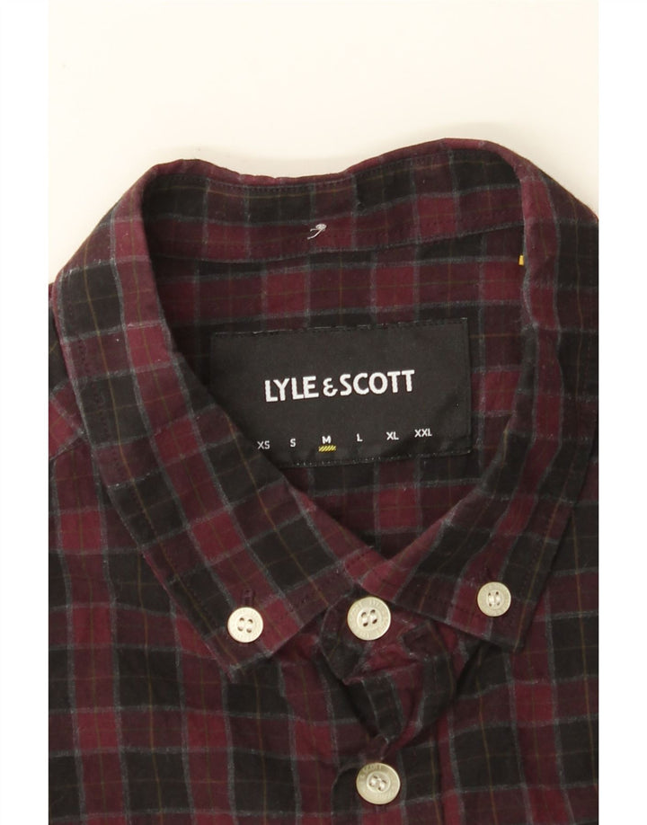 LYLE & SCOTT Herrenhemd Medium Burgundy Check