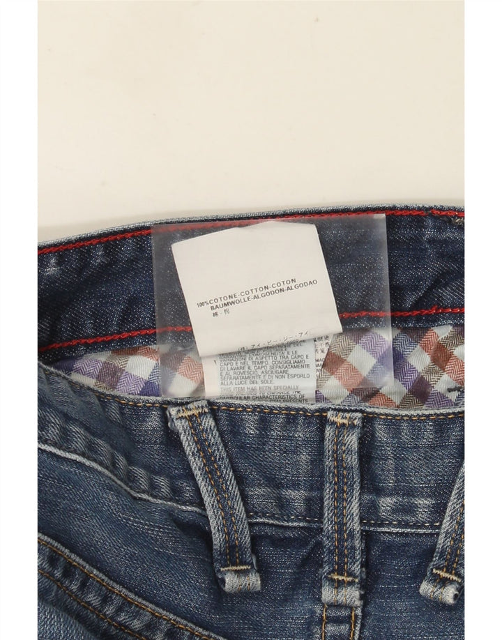 REPLAY Herren Straight Jeans W32 L34 Blaue Baumwolle