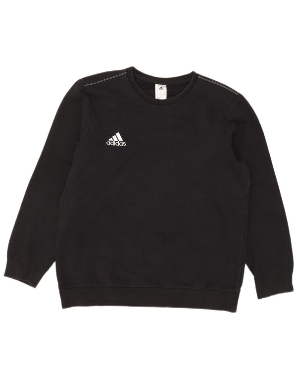 Adidas Herren Sweatshirt Pullover Large Schwarz Baumwolle