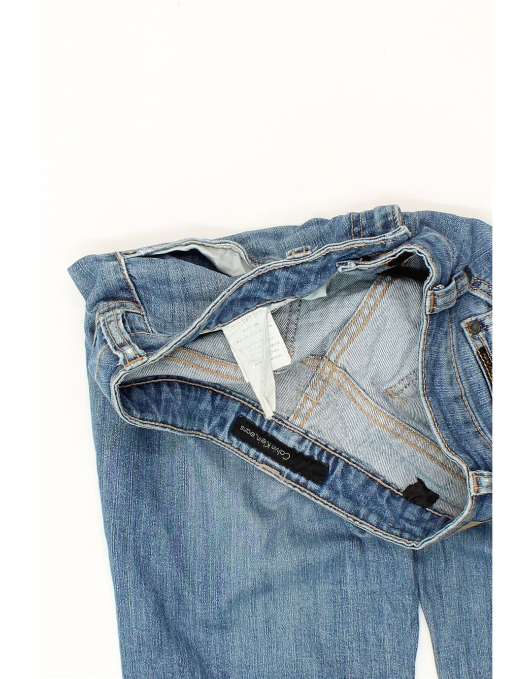 CALVIN KLEIN Womens Slim Jeans W27 L34 Blue Cotton Vintage Calvin Klein and Second-Hand Calvin Klein from Messina Hembry 
