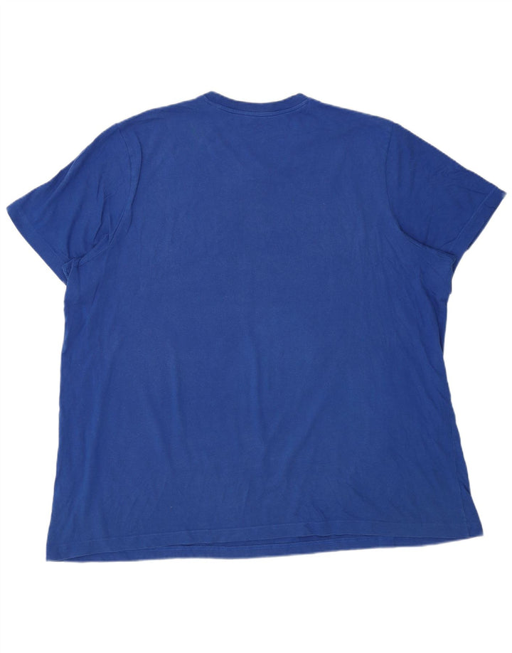 Adidas Herren Grafik T-Shirt Top 2XL Blau