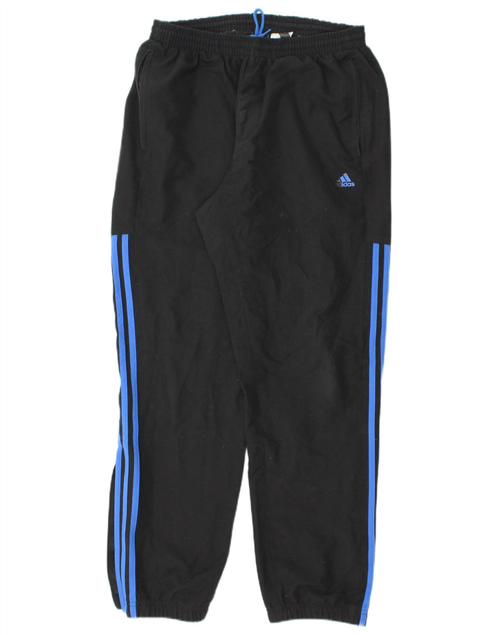 ADIDAS Mens Tracksuit Trousers Joggers Medium  Black Polyester