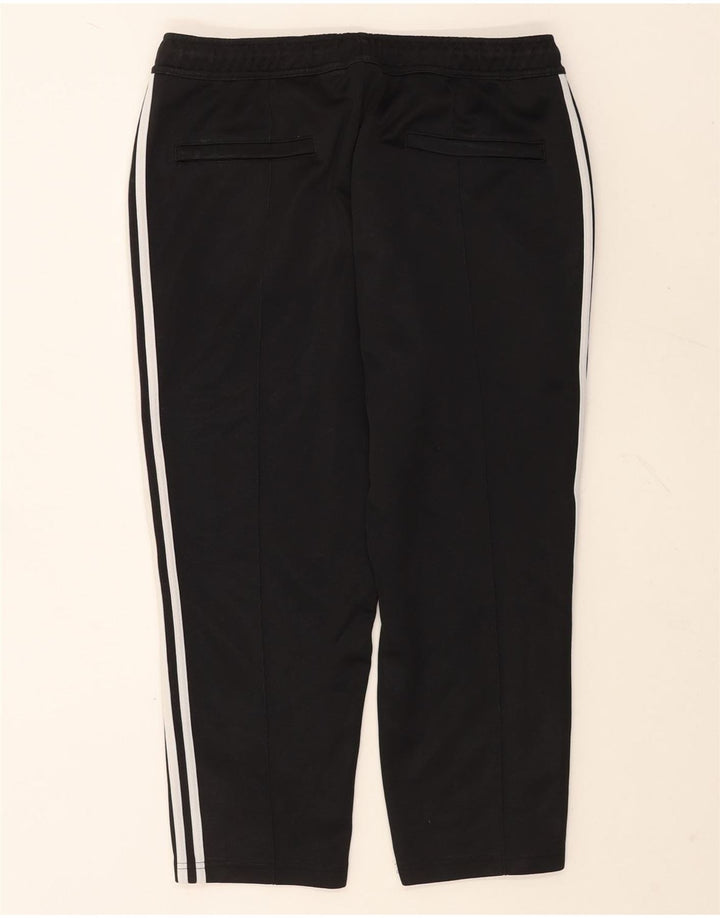 Adidas Herren Capri-Trainingshose, groß, aus schwarzem Polyester