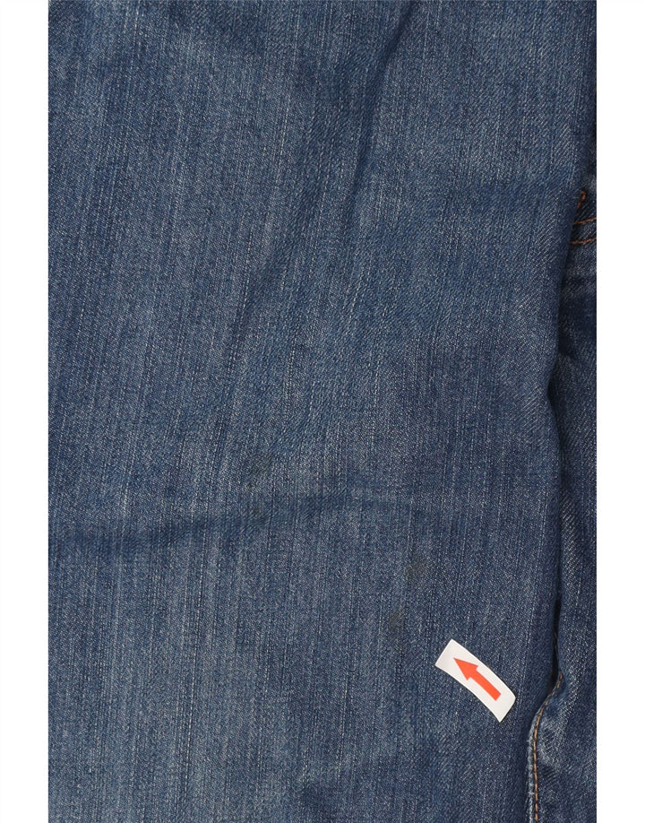 Levi's Herren 501 Straight Jeans W34 L30 Marineblaue Baumwolle