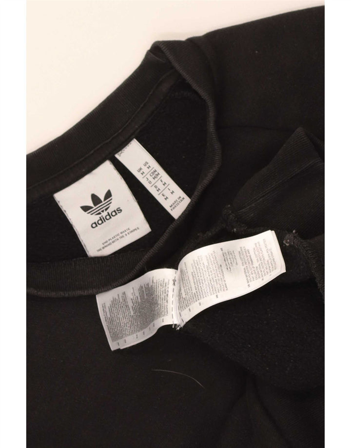 Adidas Herren Sweatshirt Pullover Medium Schwarz Baumwolle
