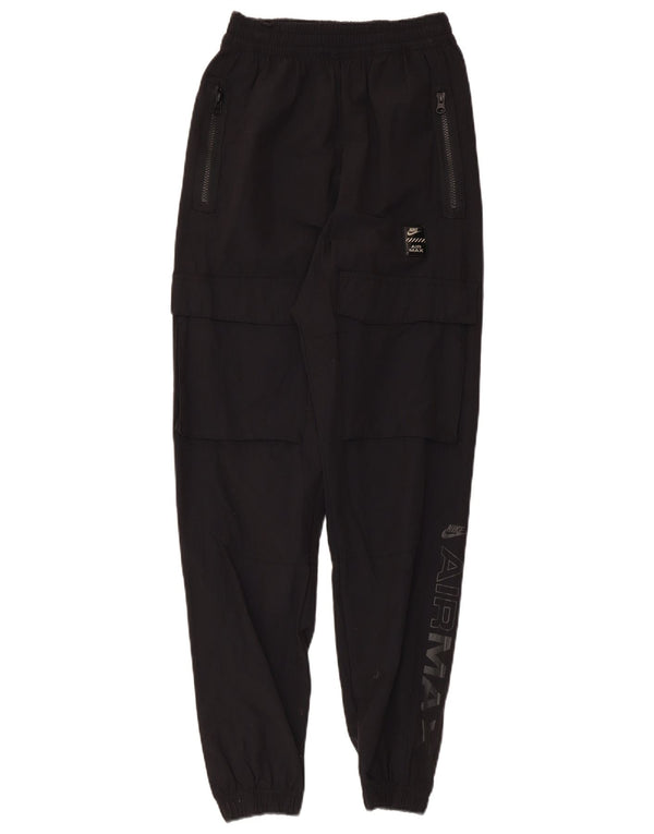 Nike Womens Graphic Cargo Trainingshose Jogger UK 4 XS Schwarz Nylon