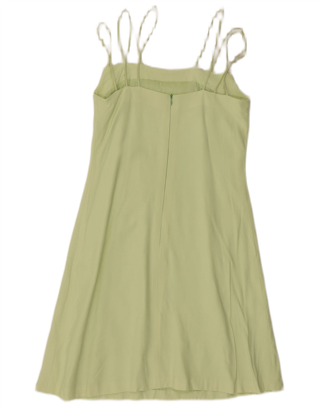 Gattinoni Damen Slip-Kleid IT 44 Mittelgrün