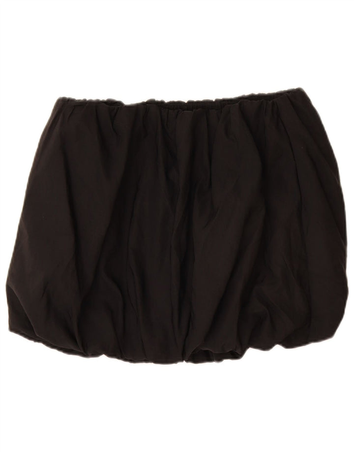 Zara Damen Mini-Bubble-Rock UK 14 Medium Schwarz Polyamid