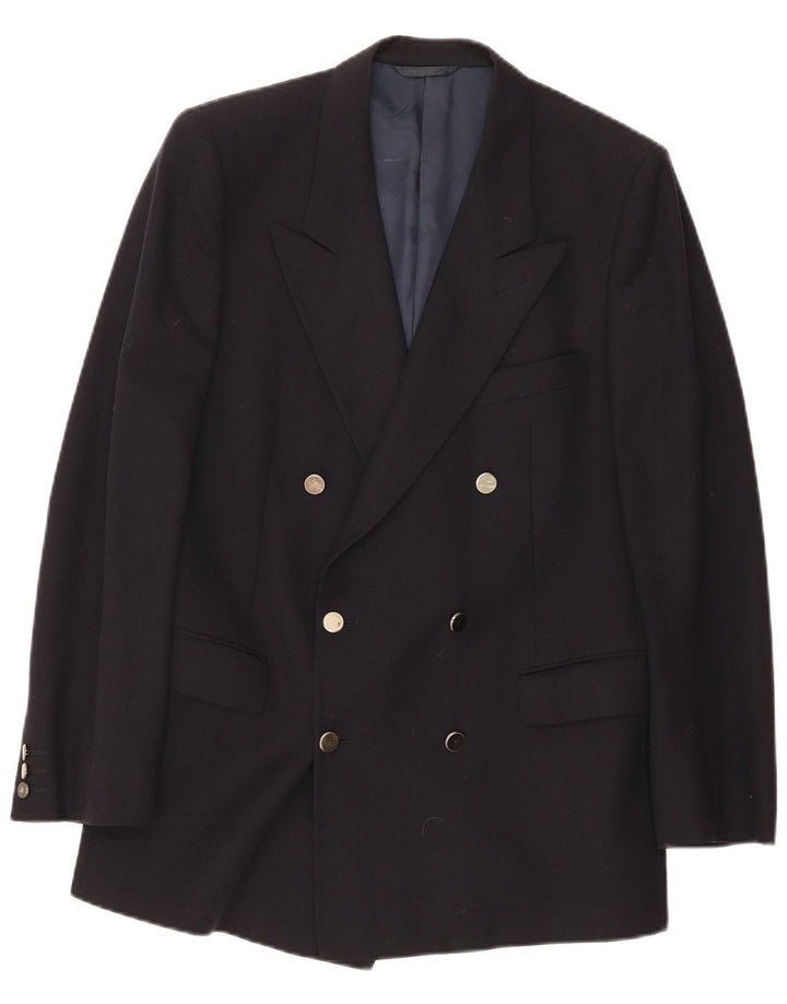 Essere Herren-Blazer, zweireihig, IT 50, Größe L, Marineblau