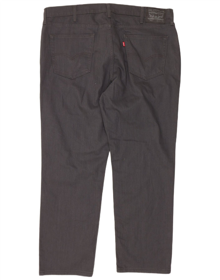 Levi's Herren 541 Athletic Tapered Jeans W42 L32 Graue Baumwolle