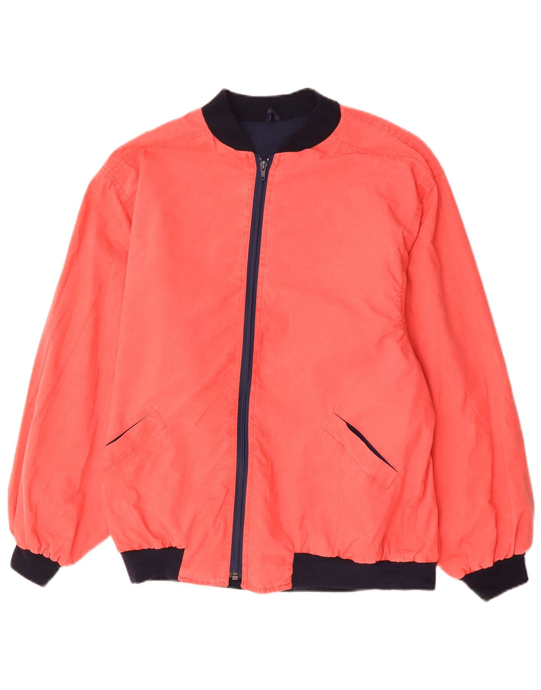 VINTAGE Herren Bomberjacke UK 36 Kleine rosa Baumwolle