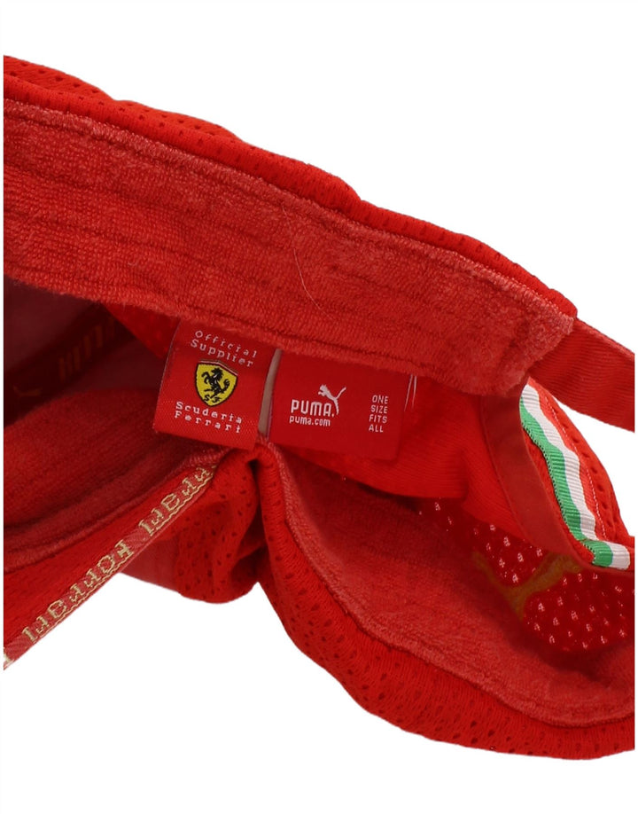 Puma Herren Baseballkappe mit Ferrari-Grafik, Einheitsgröße, Rot, Farbblock