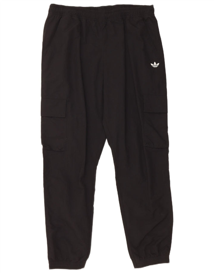 Adidas Herren Cargo-Trainingshose, Jogginghose, XL, Schwarz, Polyester