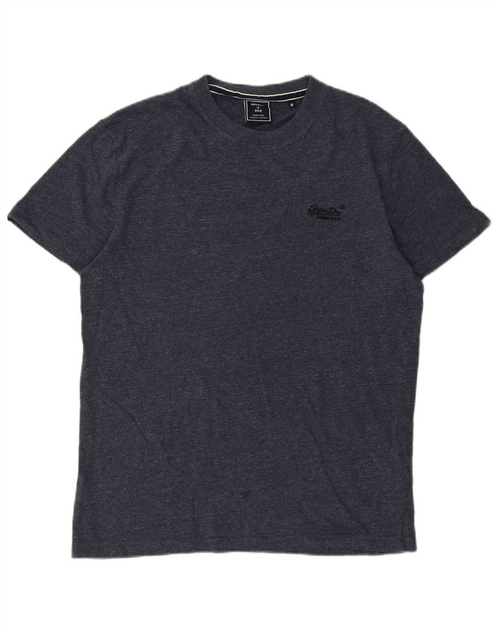Superdry Herren T-Shirt-Oberteil aus Baumwolle in mittlerem Marineblau