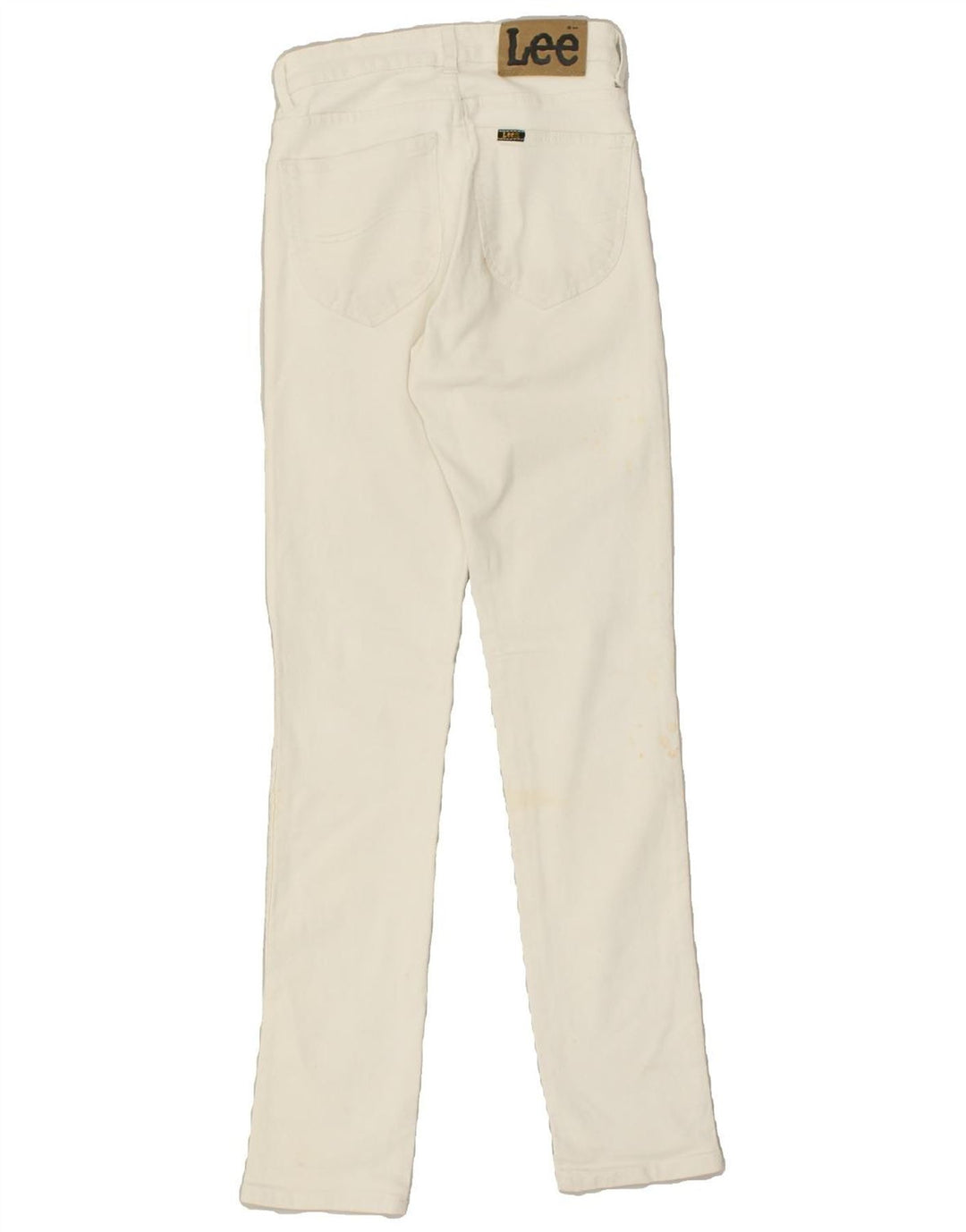 LEE Womens Skinny Jeans W28 L31  White Cotton | Vintage Lee | Thrift | Second-Hand Lee | Used Clothing | Messina Hembry 