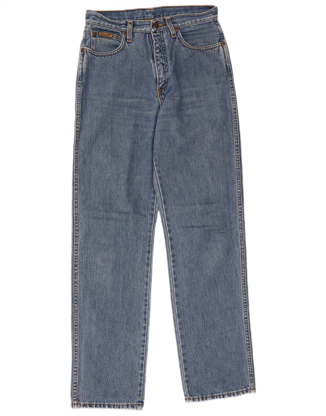 WRANGLER Herren Straight Jeans W28 L30 Blaue Baumwolle