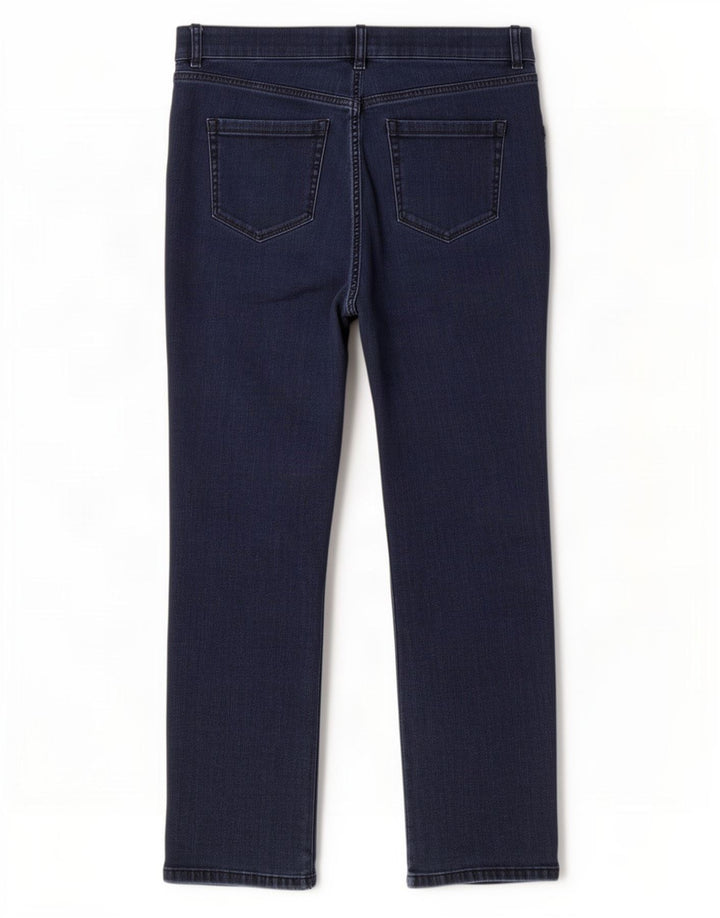 Marks & Spencer Damen Straight Jeans UK 16 Large W34 L29 Marineblau