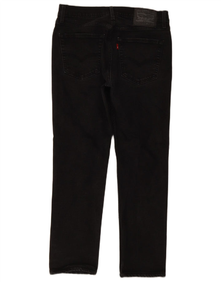 Levi's Herren 511 Slim Jeans W32 L27 Schwarze Baumwolle