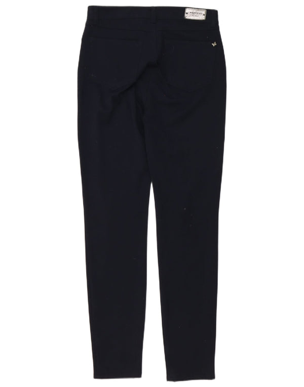 Max Mara Slim Chino-Hose für Damen, UK 6, XS, W26, L30, Marineblau, Polyester