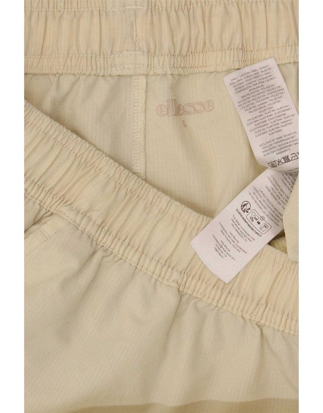Ellesse Herren-Sportshorts, groß, beige, Polyester