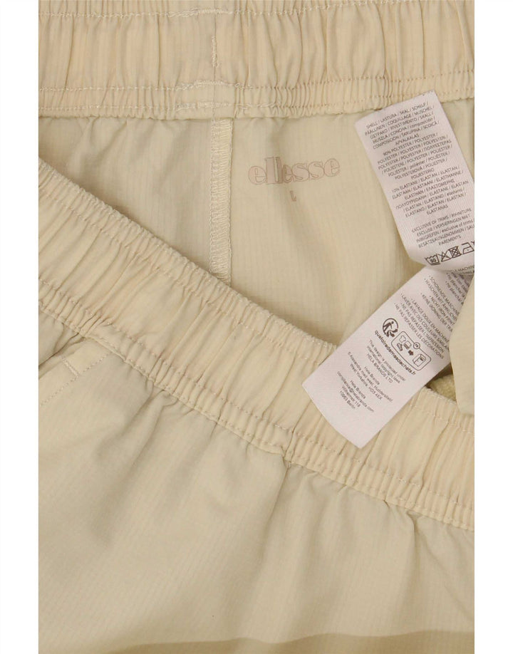 Ellesse Herren-Sportshorts, groß, beige, Polyester