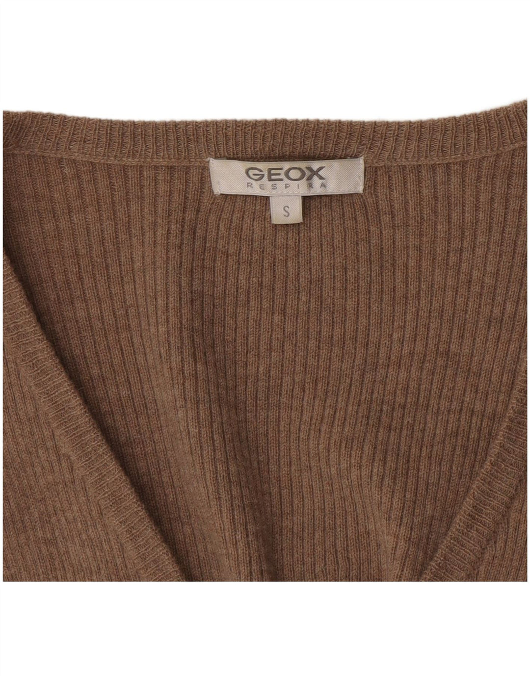 Geox Damen-Cardigan-Pullover UK 10 Small Brown